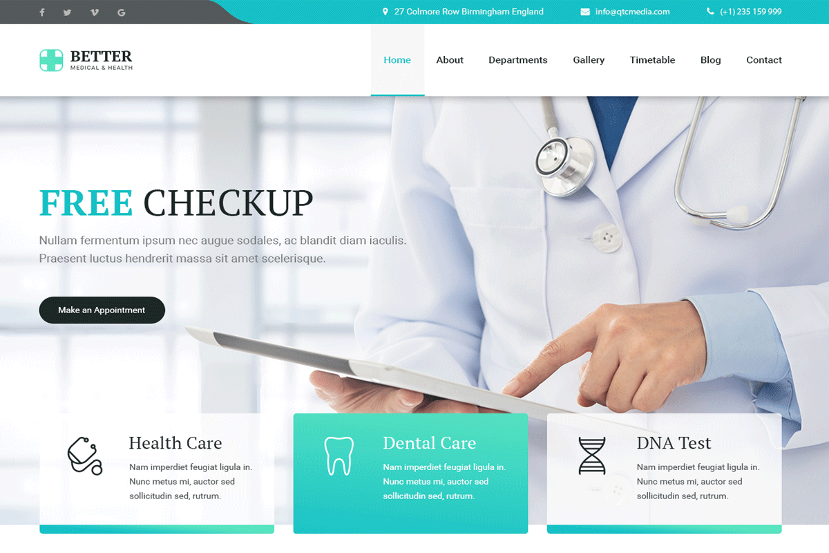Thiết kế website cho phòng khám, nha khoa, bệnh viện tại Hải Phòng