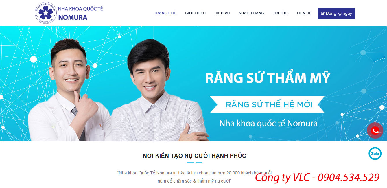 Thiết kế website nha khoa tại Hải Phòng