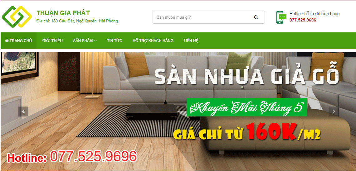 Thiết kế website trang trí nội thất 3D